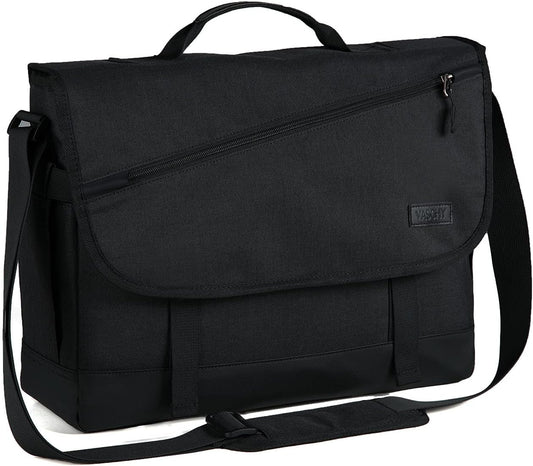 Water Resistant Laptop Messenger Bag 17 Inch Work Shoulder Bag - Tampa Home & Garden Store