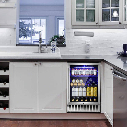 15 Inch Built In Mini Fridge Beverage Refrigerator