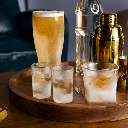 Double Wall Whiskey Glass with Cooling Gel