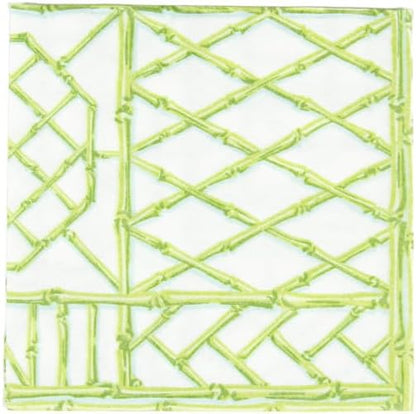 Servilleta de cóctel Bamboo Screen Moss Green