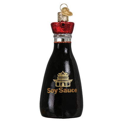 Adorno de cristal con salsa de soja