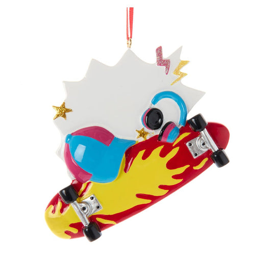 Resin Skateboard Ornament - Tampa Home & Garden Store