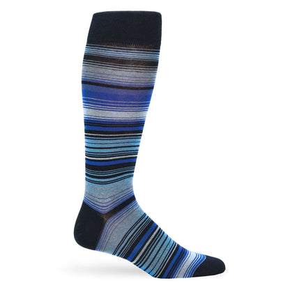 The Miller Dress Socks and Blue Stripe Pattern