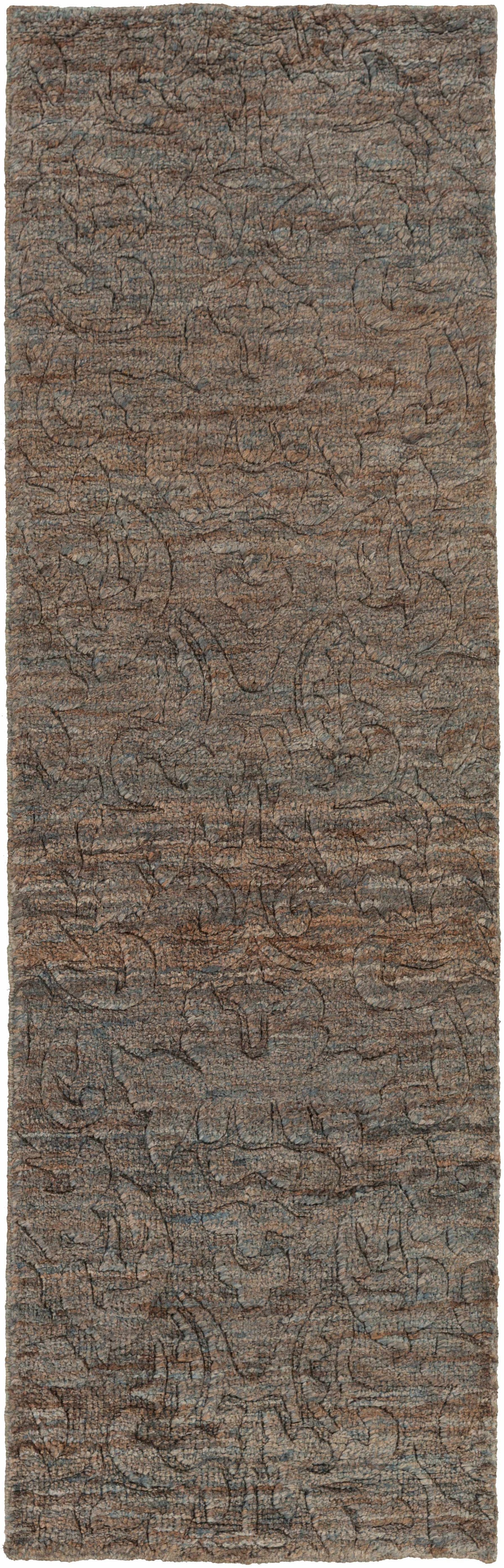 Millport Jute Rug by Boutique Rugs, brown textured jute with subtle blue-gray tones on Tampa Home & Garden Store