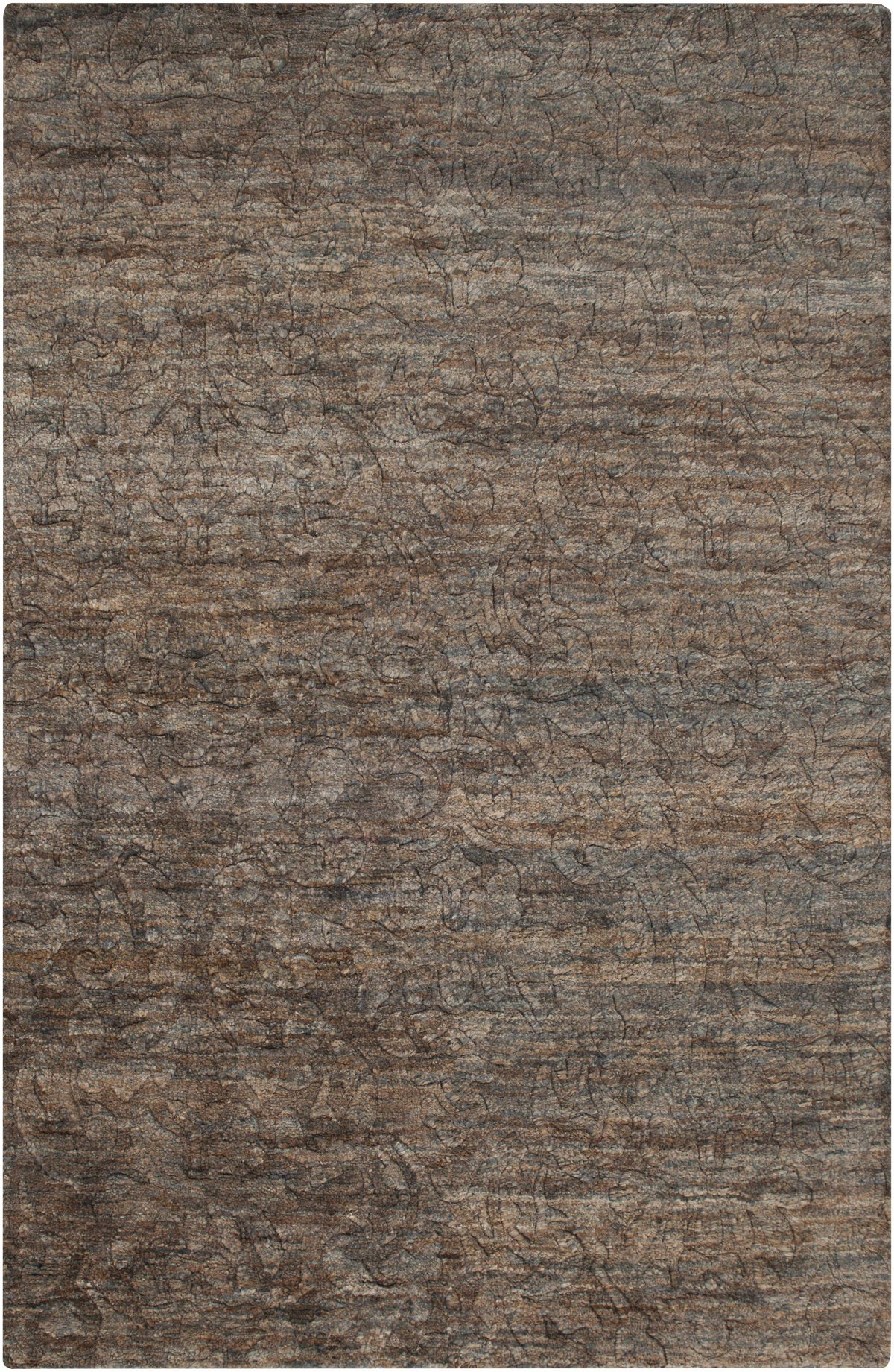 Millport Jute Rug by Boutique Rugs in brown taupe textured surface on Tampa Home & Garden Store