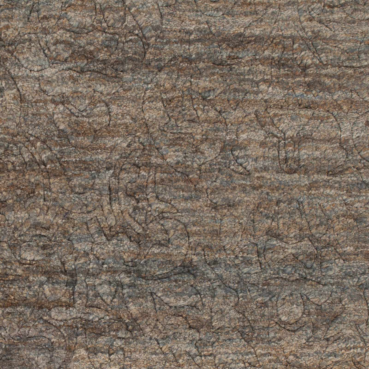 Millport Jute Rug texture close-up in earthy brown-gray tones by Boutique Rugs on Tampa Home & Garden Store