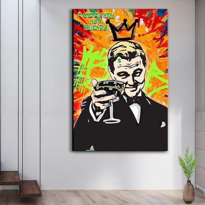 Canvas Mindset - Cool Wall Art by Tailored Canvases, vibrant graffiti-style crafting canvas on Tampa Home & Garden Store
