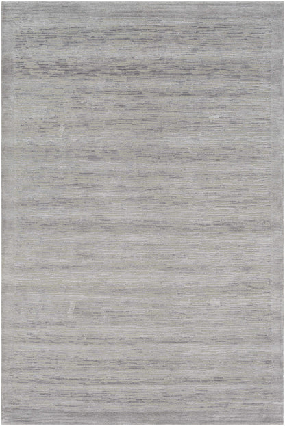 Mardi Silver Premium Wool&Silk Area Rug gray-silver gradient Boutique Rugs clearance on Tampa Home & Garden Store