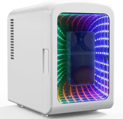 Mini refrigerador compacto con luz para juegos F3404L 
