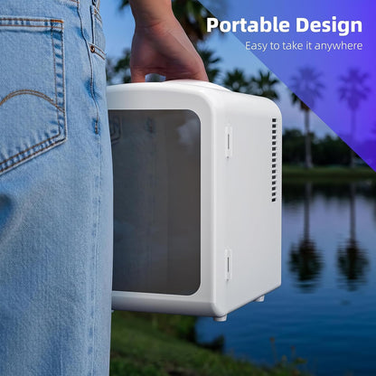 Mini refrigerador compacto con luz para juegos F3404L 