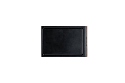 Cutting board STEELPORT Knife Co. SteelCore 2-in-1 walnut, 9x6, black surface with walnut edge on Tampa Home & Garden Store