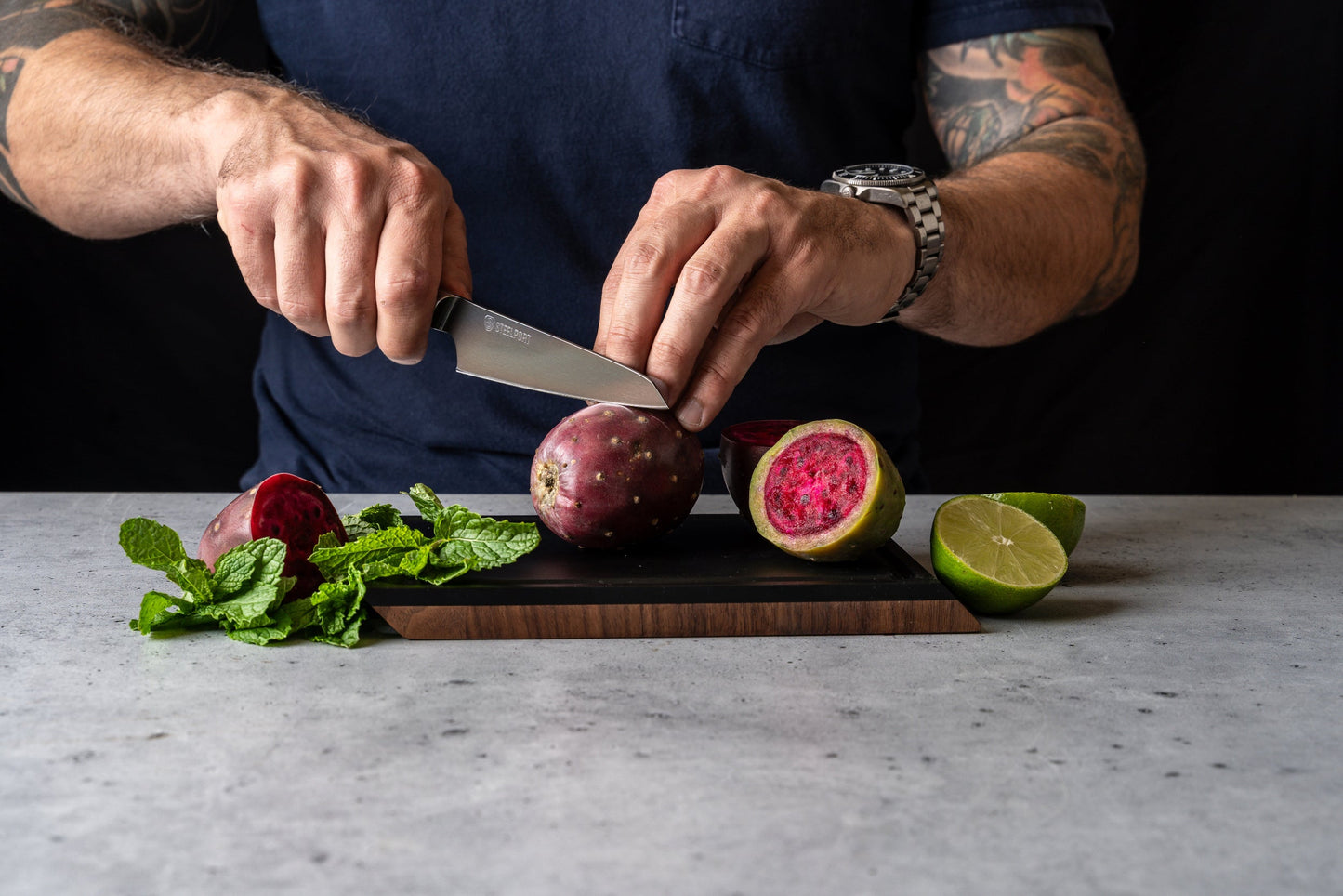 SteelCore 2-in-1 Walnut Cutting Board 9x6 in by STEELPORT Knife Co. on Tampa Home & Garden Store