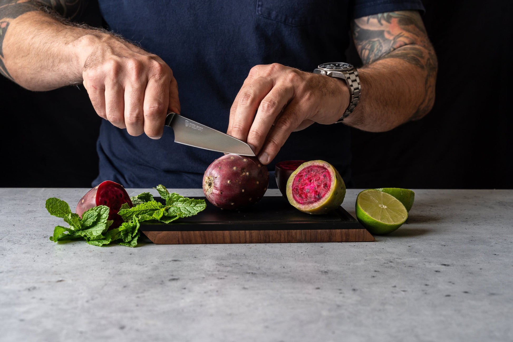 SteelCore 2-in-1 Walnut Cutting Board 9x6 in by STEELPORT Knife Co. on Tampa Home & Garden Store