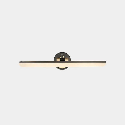 Vanity light, minimalist black and brass swing arm, wall mounted by Decorbites on Tampa Home & Garden Store