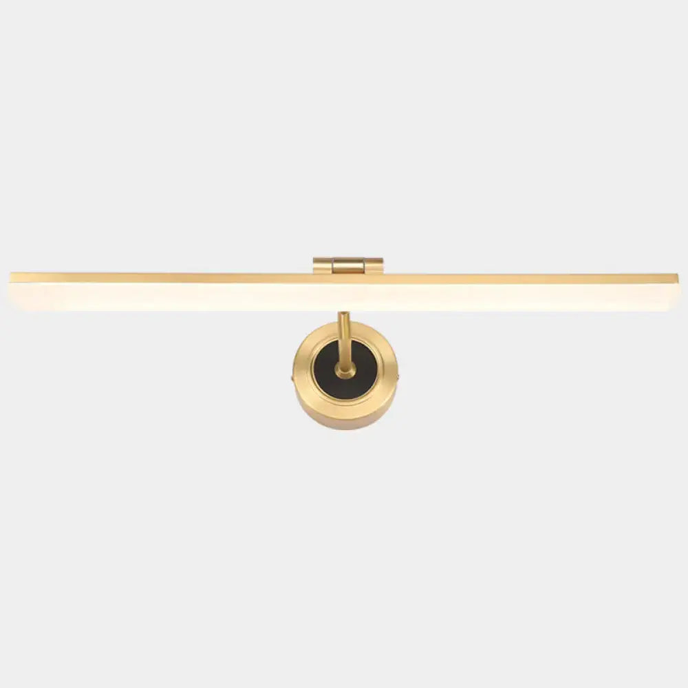Swing-arm vanity light, black & brass finish, wall mounted, Decorbites on Tampa Home & Garden Store
