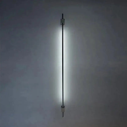 Minimalist Black and Gold Feather Wing Wall Lamp