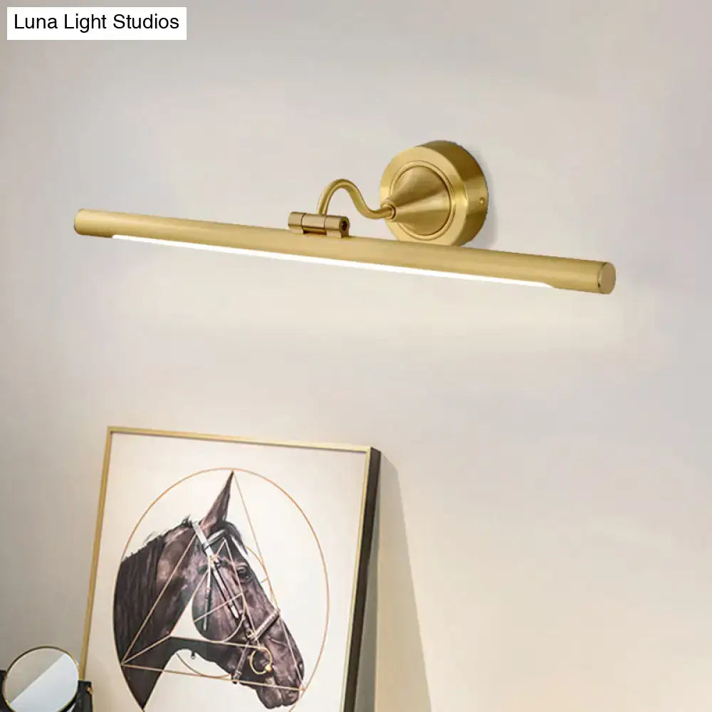 Contemporary Black And Gold Adjustable Sconce