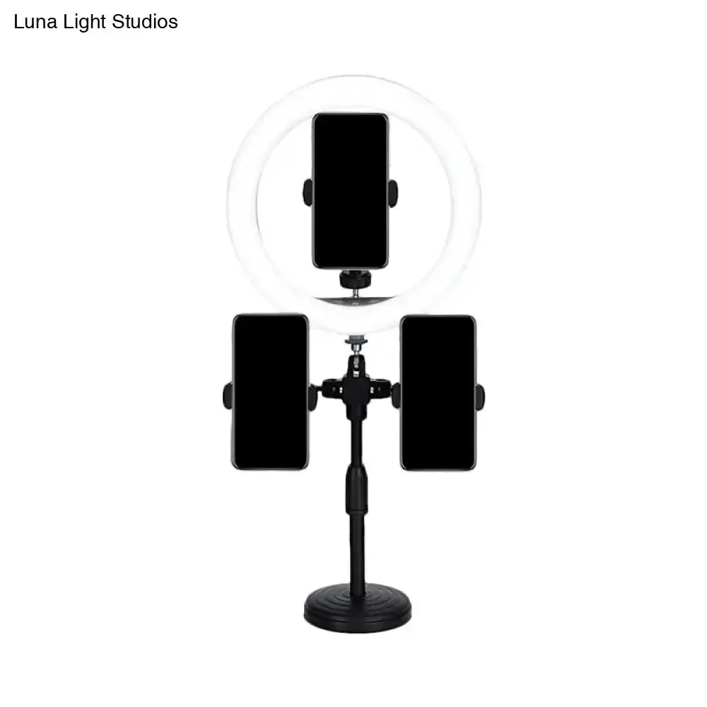 Minimalist Black LED Mirror Lamp Phone Holders