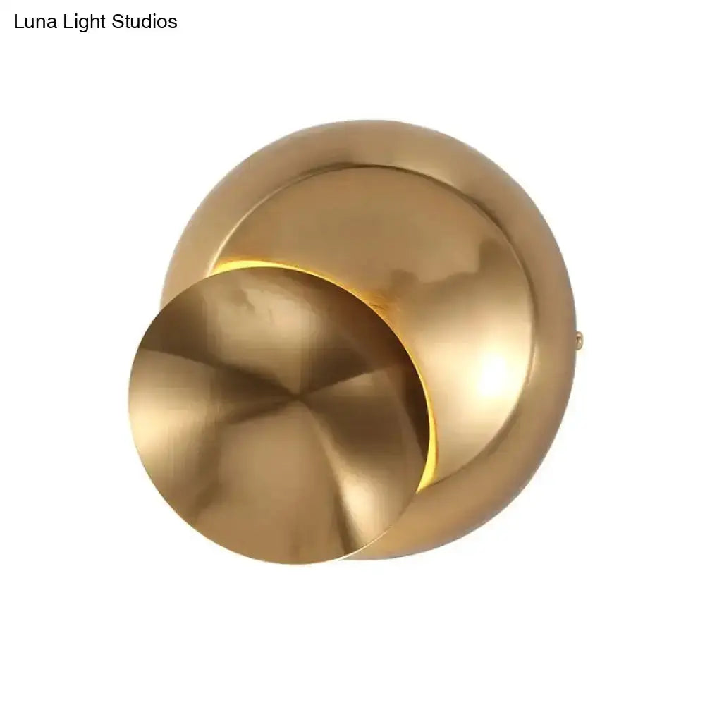 Moon-shaped brass wall sconce Decorbites bedroom lighting on Tampa Home & Garden Store