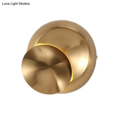 Moon-shaped brass wall sconce Decorbites bedroom lighting on Tampa Home & Garden Store