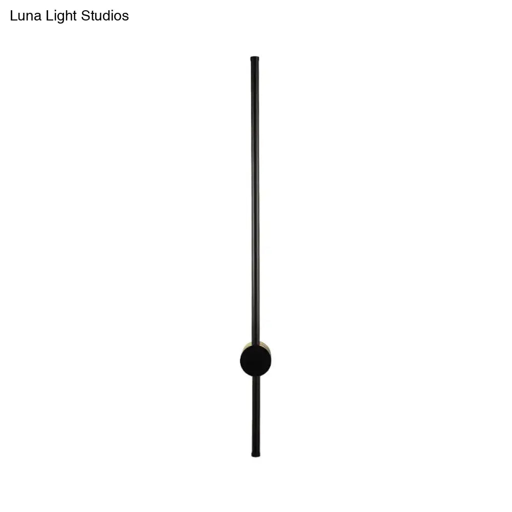 Black Needle Wall Light by Decorbites, black metal vertical wall sconce on Tampa Home & Garden Store