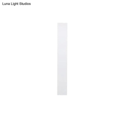 White aluminum wall sconce by Decorbites, modern minimalist home lighting on Tampa Home & Garden Store