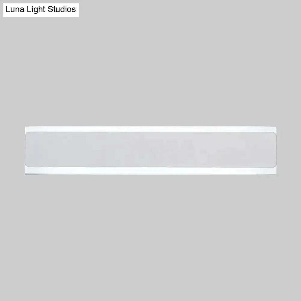 Minimalist Black and White LED Wall Lamp Sconce