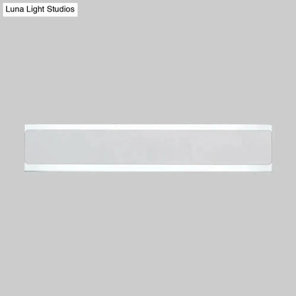 Minimalist Black and White LED Wall Lamp Sconce
