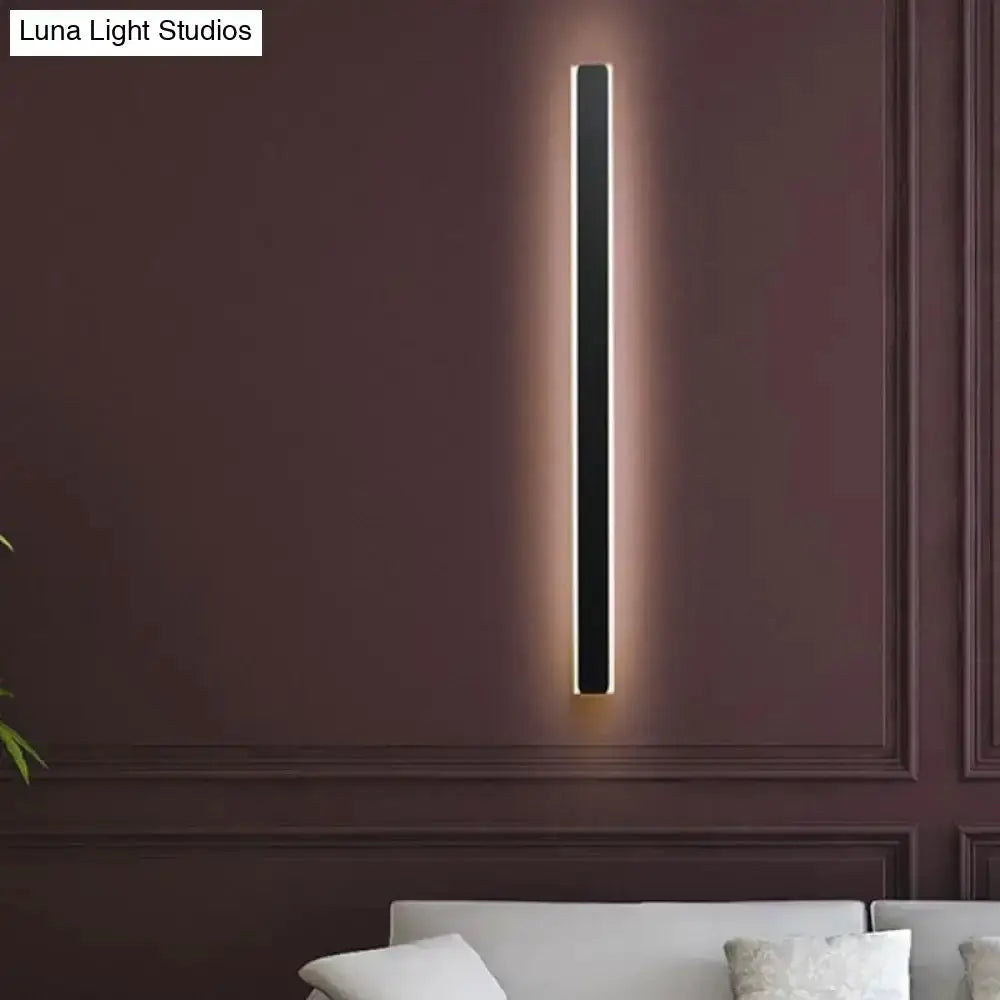 Minimalist Black and White LED Wall Lamp Sconce