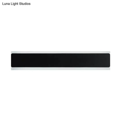 Minimalist Black and White LED Wall Lamp Sconce