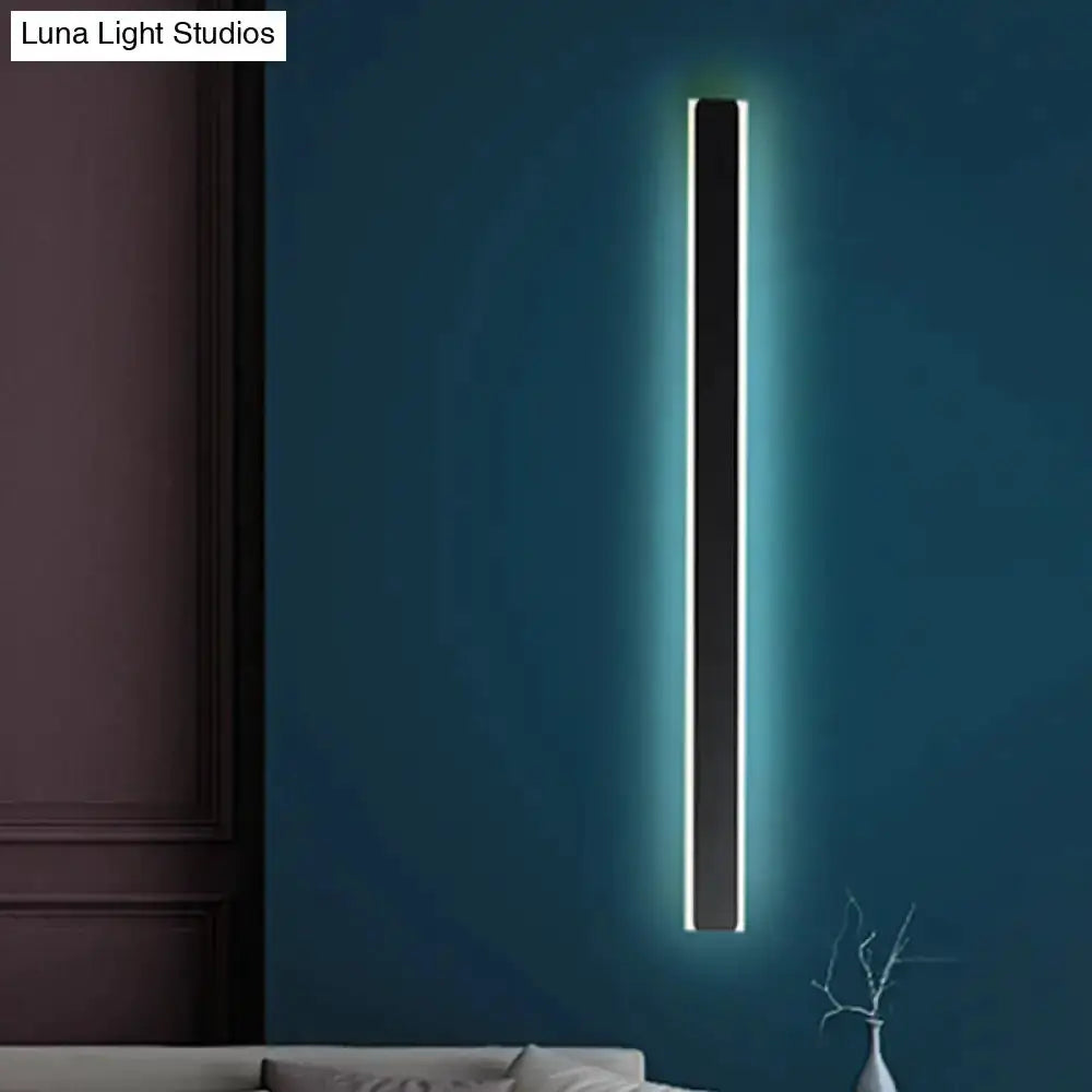 Minimalist Black and White LED Wall Lamp Sconce