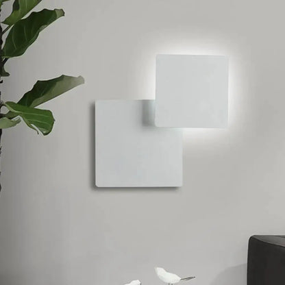 Minimalist Black and White Square Wall Lamp