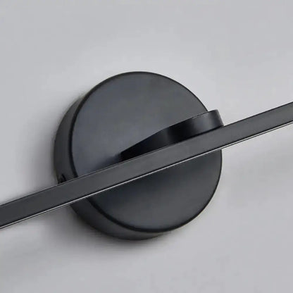 Minimalist Brass Elliptical Wall Light for Bath