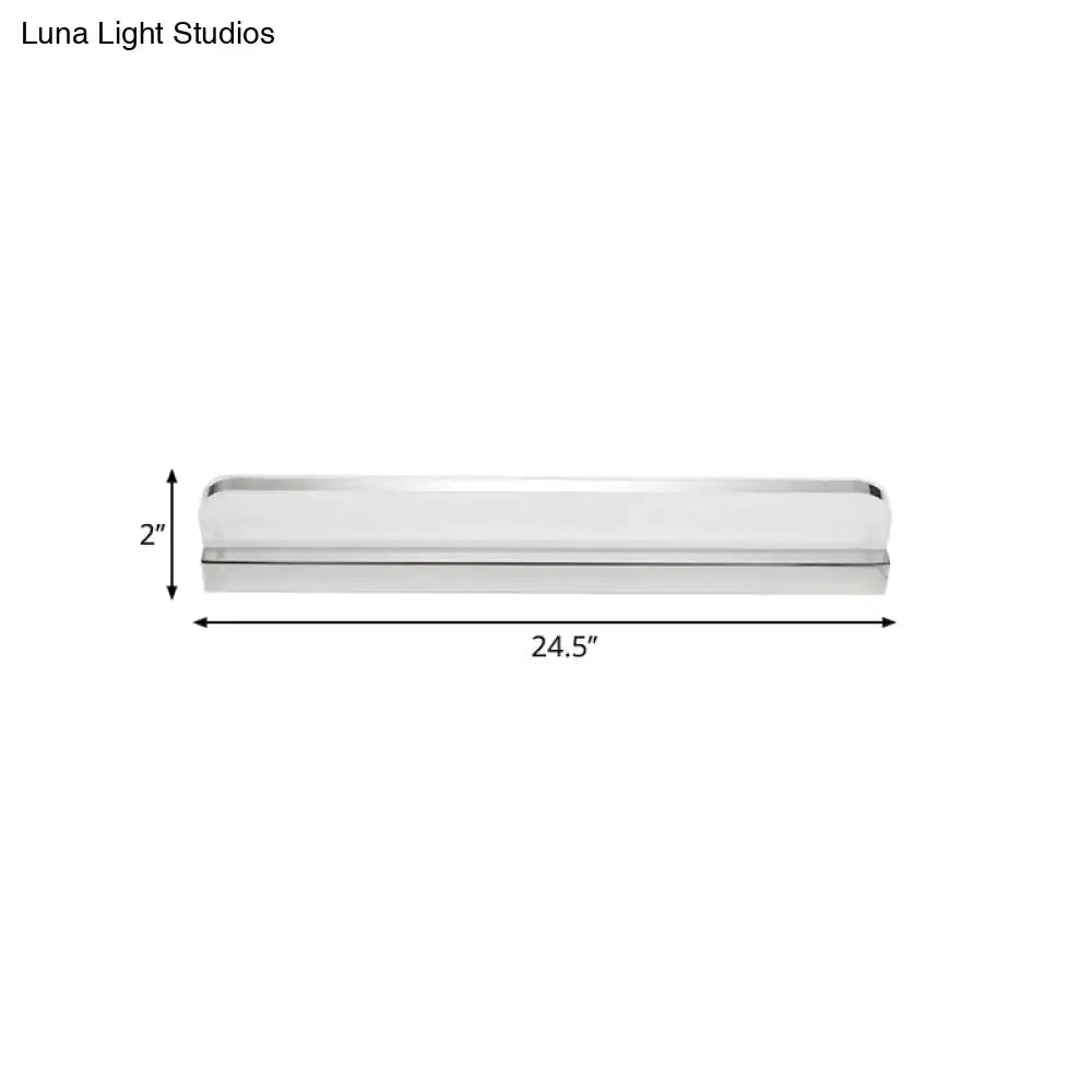 Chrome LED vanity light 24.5 in long, 2 in tall by Decorbites on Tampa Home & Garden Store