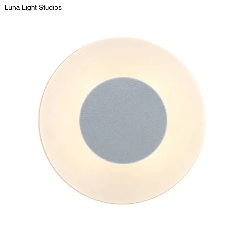 Ultra Thin Acrylic LED Wall Sconce in Warm/White/Natural Light - Minimalist Design