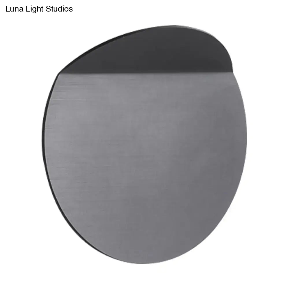 Copper Wall Sconce Light by Decorbites; round two-tone metal wall lamp with dark top accent on Tampa Home & Garden Store