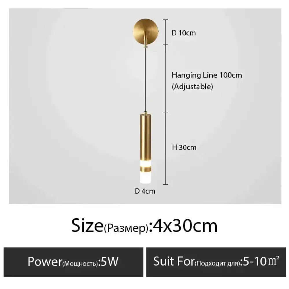 Minimalist Luxury Black and Gold Bedside Lamp