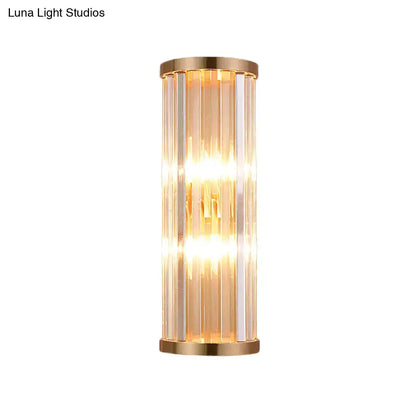 Elegant Gold Crystal Wall Sconce for Home