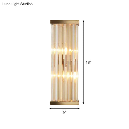 Elegant Gold Crystal Wall Sconce for Home