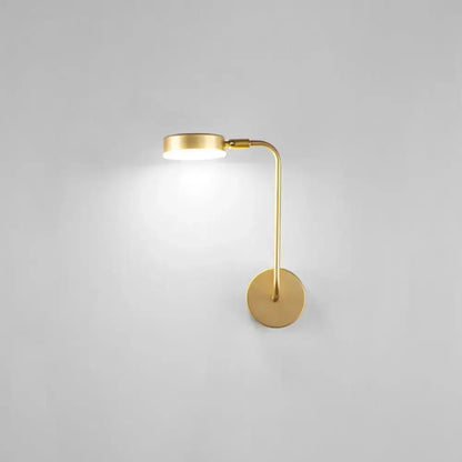 Gold LED Sconce Wall Mounted Lamp for Bedroom