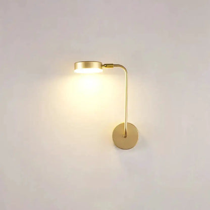 Gold LED Sconce Wall Mounted Lamp for Bedroom