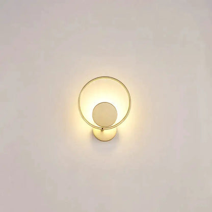 Gold LED Sconce Wall Mounted Lamp for Bedroom