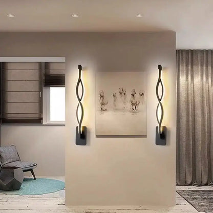 Minimalist Line Art Sconce Light Fixture Hallway