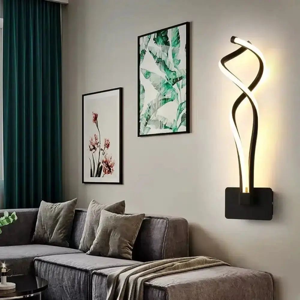 Minimalist Line Art Sconce Light Fixture Hallway