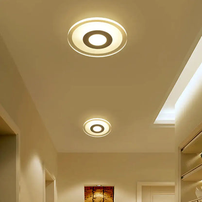 Square LED Wall Lamp Decorbites warm white circular ring ceiling lights on Tampa Home & Garden Store