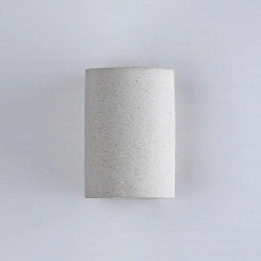 Speckled Concrete Wall Light by Decorbites, white speckled finish wall sconce on Tampa Home & Garden Store