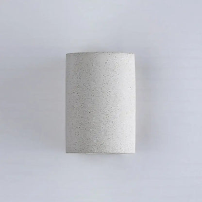 Speckled Concrete Wall Light by Decorbites, white speckled finish wall sconce on Tampa Home & Garden Store