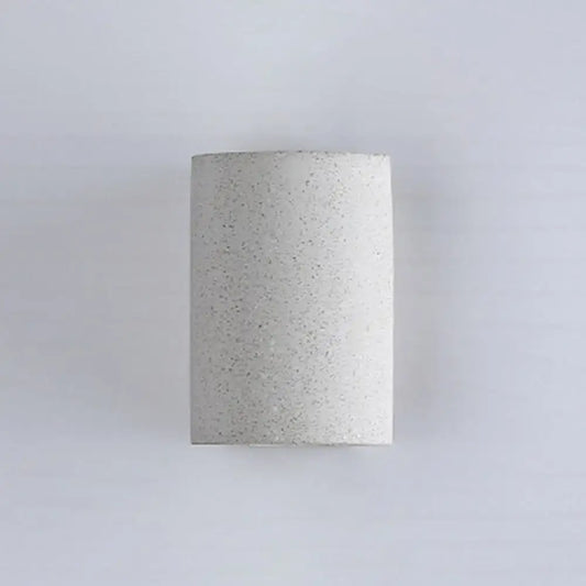 Speckled Concrete Wall Light by Decorbites, white speckled finish wall sconce on Tampa Home & Garden Store