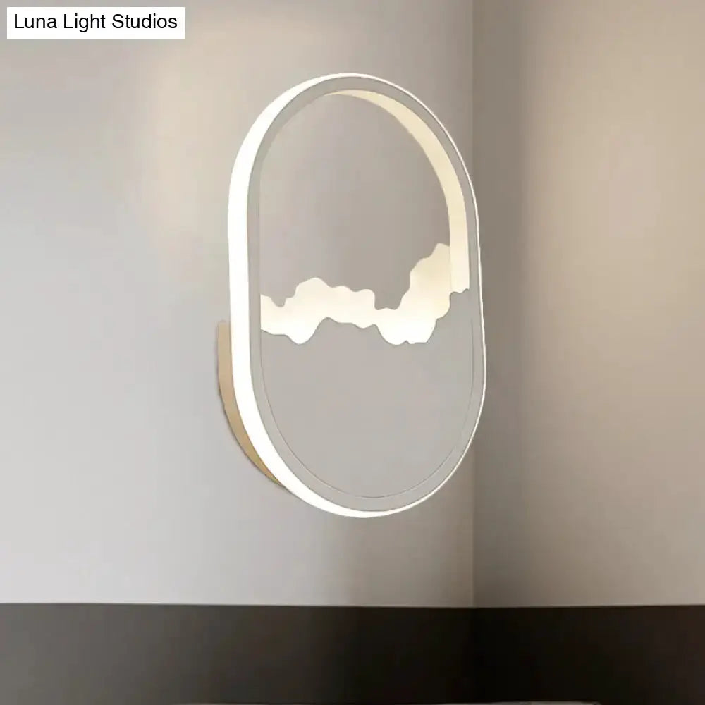 Minimalist Cloud Led Wall Sconce For Bedroom