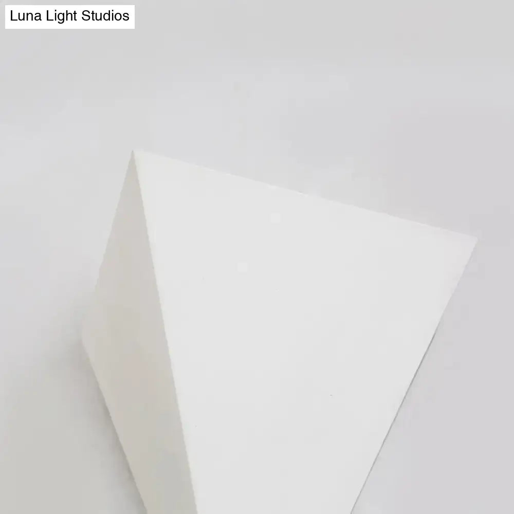 White cone wall lamp by Decorbites, modern wall sconce shade for home lighting on Tampa Home & Garden Store